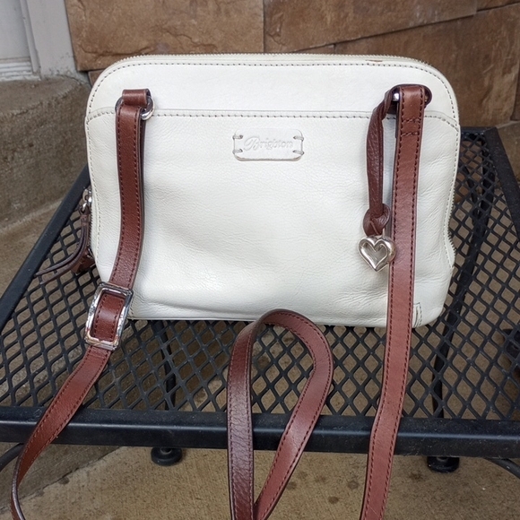 Brighton Handbags - Brighton Ivory Organizer Cross Boby